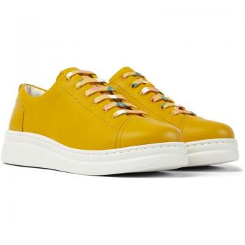 Sneakers Runner Up de Camper para mujer color amarillo piel natural talla 36