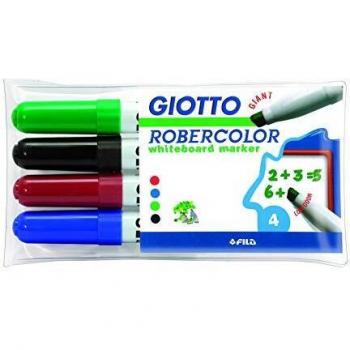 Marqueurs Robercolor 8000825413506 – Ensemble de 4 feutres biseautés