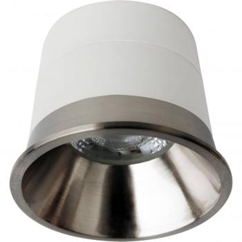 Modulo LED GU10 4,9W MEGATRON con anello superiore in titanio