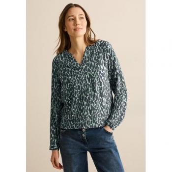 Top imprimé Cecil Femme couleur vert – Longueur L