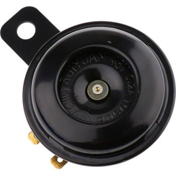 Hochleistungs-Elektro-Horn aus Metall für E-Bikes, Roller, Motorräder, Autos, Lkw, RVs Schwarz 48V 0.2A