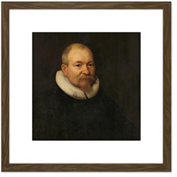 Artery8 Brown 8x8 Wooden Framed Picture by Van Der Helst, Samuel Van Lansbergen