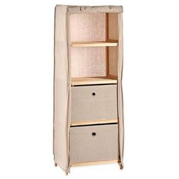 Étagère San Ignacio Kipit 2 Tiroirs en Tissu 113x42x28