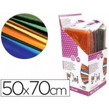 Liderpapel Assorted Cellophane Paper 50 x 70 cm 56 Bags of 5 Sheets