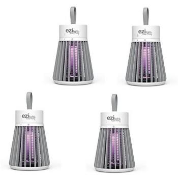 Lot de 4 lampes UV anti-moustiques nomades EZIlight® Mosquito Stop MS20