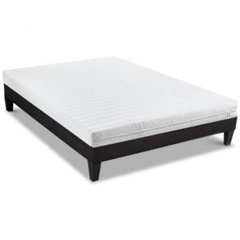 Ensemble OLYMPE LITERIE EGIO 180x200 cm – Matelas Latex Like + Sommier Bois Ferme