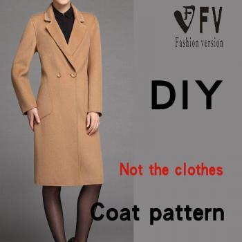BFY-146 Women's Double-Sided Fleece Coat Pattern