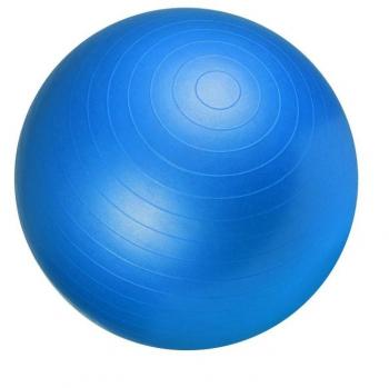 Gorilla Sports Ballon de musculation 75 cm bleu – Utilisation quotidienne – Texture antidérapante