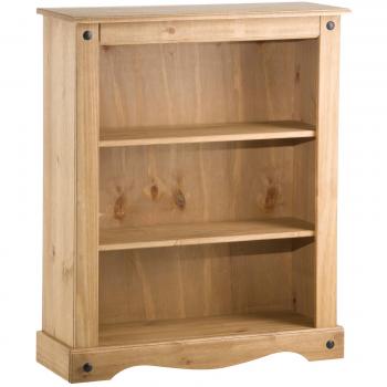 Waxed Pine Corner Bookcase by Birlea – Corona Edition