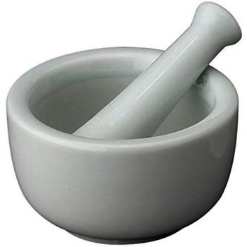 Harold Import Co 1140 HIC Ceramic Mortar and Pestle for Herbs