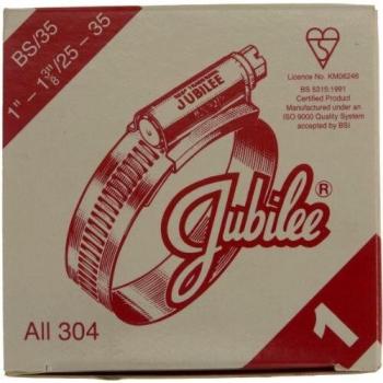 Jubilee 1 Stainless Steel Hose Clip 25mm