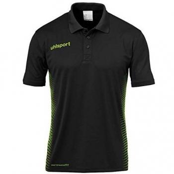 Polo Score Uhlsport Noir/Fluo Vert 3XL