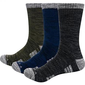 YUEDGE Men's 3 Pairs Hiking Socks