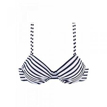 Lascana Bikini Oberteil Stripes Donna Blu 42F