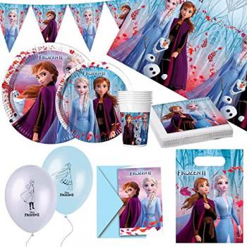 Collezione decorazioni per bambini Frozen Fiesta 6 unità