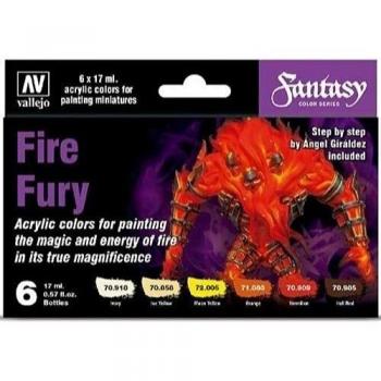 Fire Fury Palette by Vallejo (Fantasy Color)