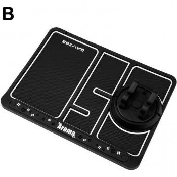Tapis de voiture antidérapant avec support de téléphone