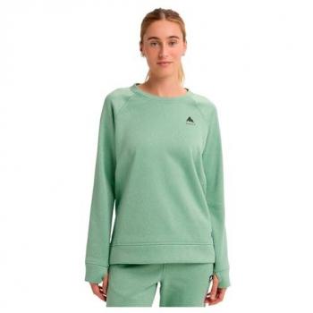 Burton Oak Crew Sweater in soft sage heather