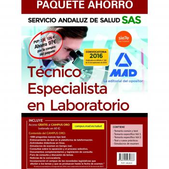 Paquete Ahorro técnico especialista en laboratorio SAS (Tapa blanda).