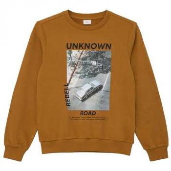 Sweatshirt mit buntem Druck