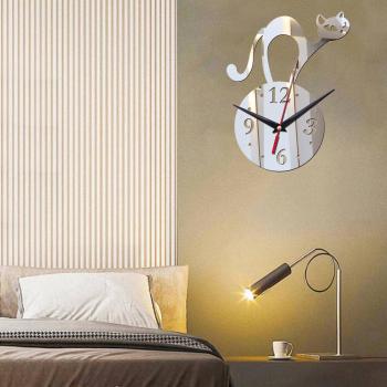 Reloj Gato 3D para Decoración Infantil
