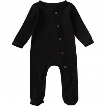 Pudcoco Long Sleeve Baby Footies Outfit