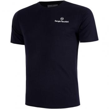 T-Shirt Tacchini Masculino Azul Marino con Toques Blancos