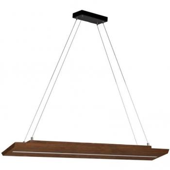 Sospensione Geer Legno-Metallo Marrone 20x100x110 cm