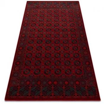 Omega Buchara Tapis Cadre Cercles Verts 170x235 cm