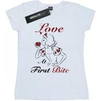 Blouse Disney Princess Femmes Blanc Noël Séduction Instantanée en Coton