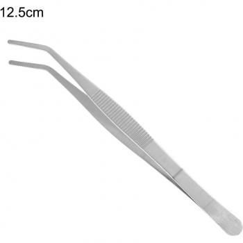 Pinzas de cocina extra largas, 14 cm, de acero inoxidable, 1 unidad