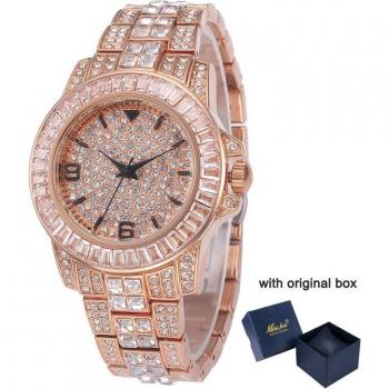 Reloj de lujo con piedras preciosas para hombre