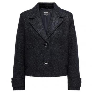 Only Damen Kurzjacke ONLVALERIA in Marine, Größe XL