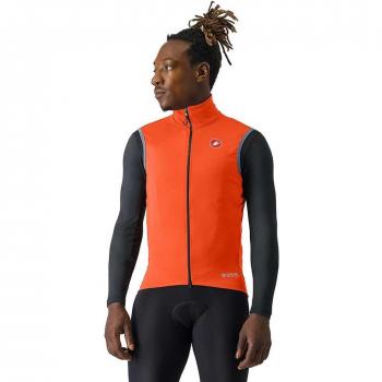 Castelli Gilet Perfetto Ros 2 Arancione Scuro