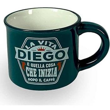 Tazzina da caffè in ceramica con piattino