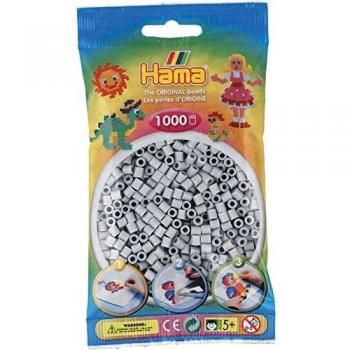 Hama Strijkkralen 1000 Stuks Licht Grijs