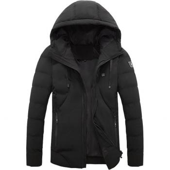 Chaqueta Impermeable Caliente con USB para Hombre