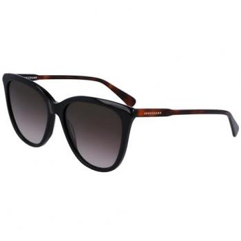 Longchamp Occhiali da Sole LO718S Donna Nero Acetato