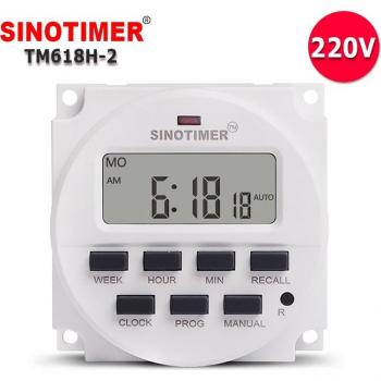 Module de Lumière Programmable 5V/12V/110V/220V, Minuterie Quotidienne