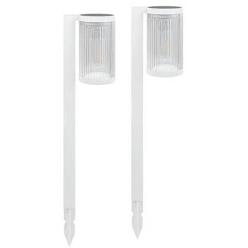 Projecteurs LED solaires 25 lm, faciles à planter – Ensemble de 2