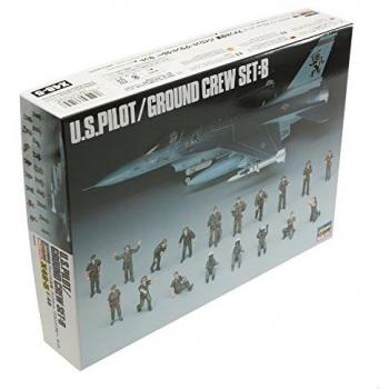 Hasegawa US Air Force Pilot/Ground Crew 1/48 Scale