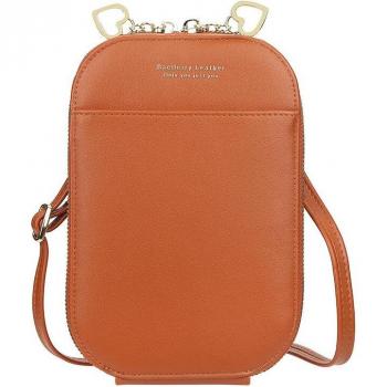 Cartera de Cuerpo Cruzado Baellerry Color Caramelo