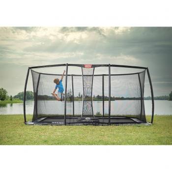 Berg Trampoline Entré Flatground Champion Eco L410 Lg250 avec filet de protection