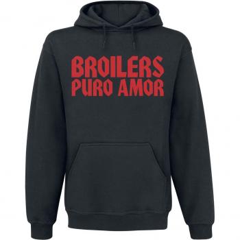 Broilers “Puro Amor” schwarze Hoodie – Männer – S – limitierte Auflage