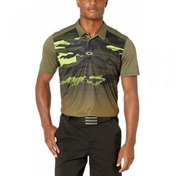 Men’s Dark Brush Camo Polo by Oakley – Size X‑L