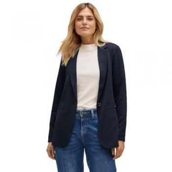 Blazer Long Bleu Motif Street One Femme 36