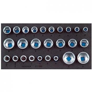 Gedore 1/2 Check-Tool Socket Assortment