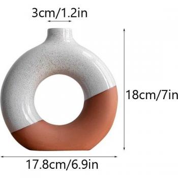 CAPIRON Contemporary Ceramic Vase for Home Decor