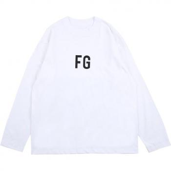 Camiseta Suelta de Hombre con Estampado Gráfico de Manga Larga