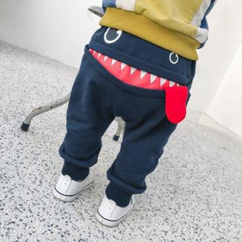 Disfraz de tiburón para bebés y niños, pantalones cómodos con lengua de tiburón, ropa de algodón #45